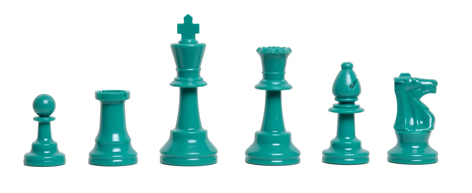 2 Player Chess Set Combination - Single Weighted Regulation Colored Chess Pieces & Regulation Vinyl Chess Board - Image 12