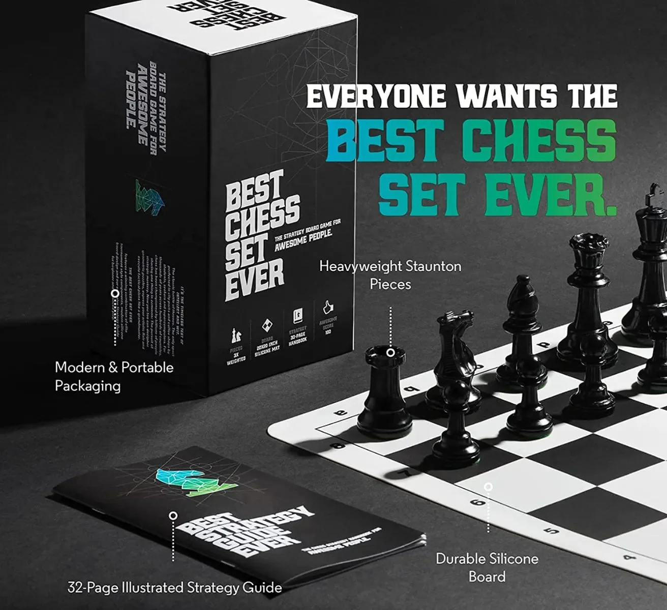 Best Chess Set Ever - Triple Weighted - Image 3