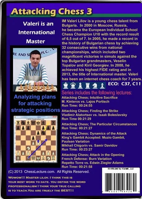 Attacking Chess 3 - Chess Lecture - Volume 71 - Image 2