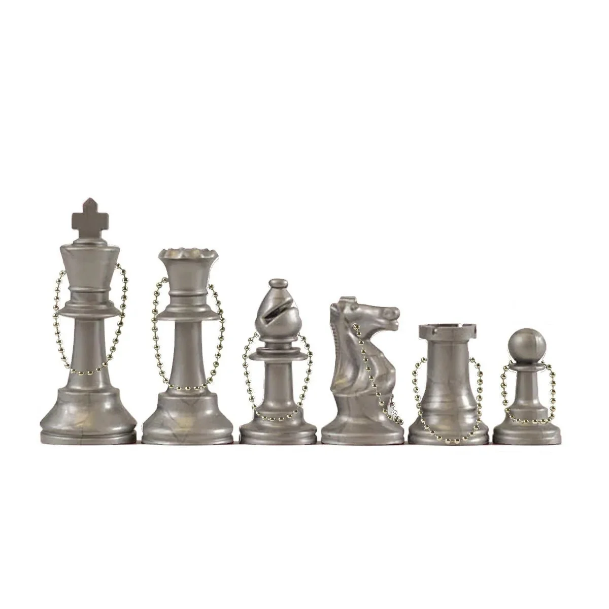 Chess Pieces Keychain Set (17 Pieces) - Image 16