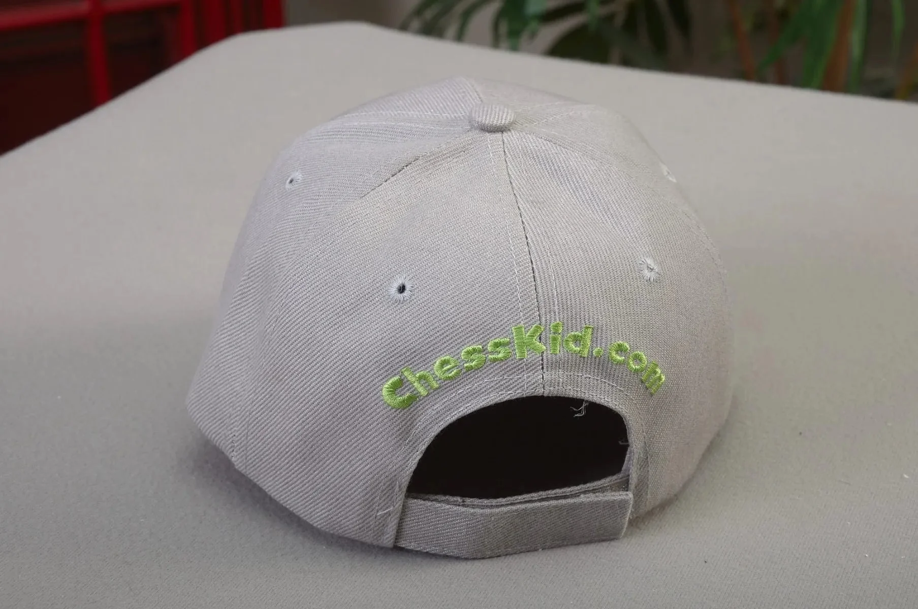 ChessKid Baseball Hat - Gray - Image 3
