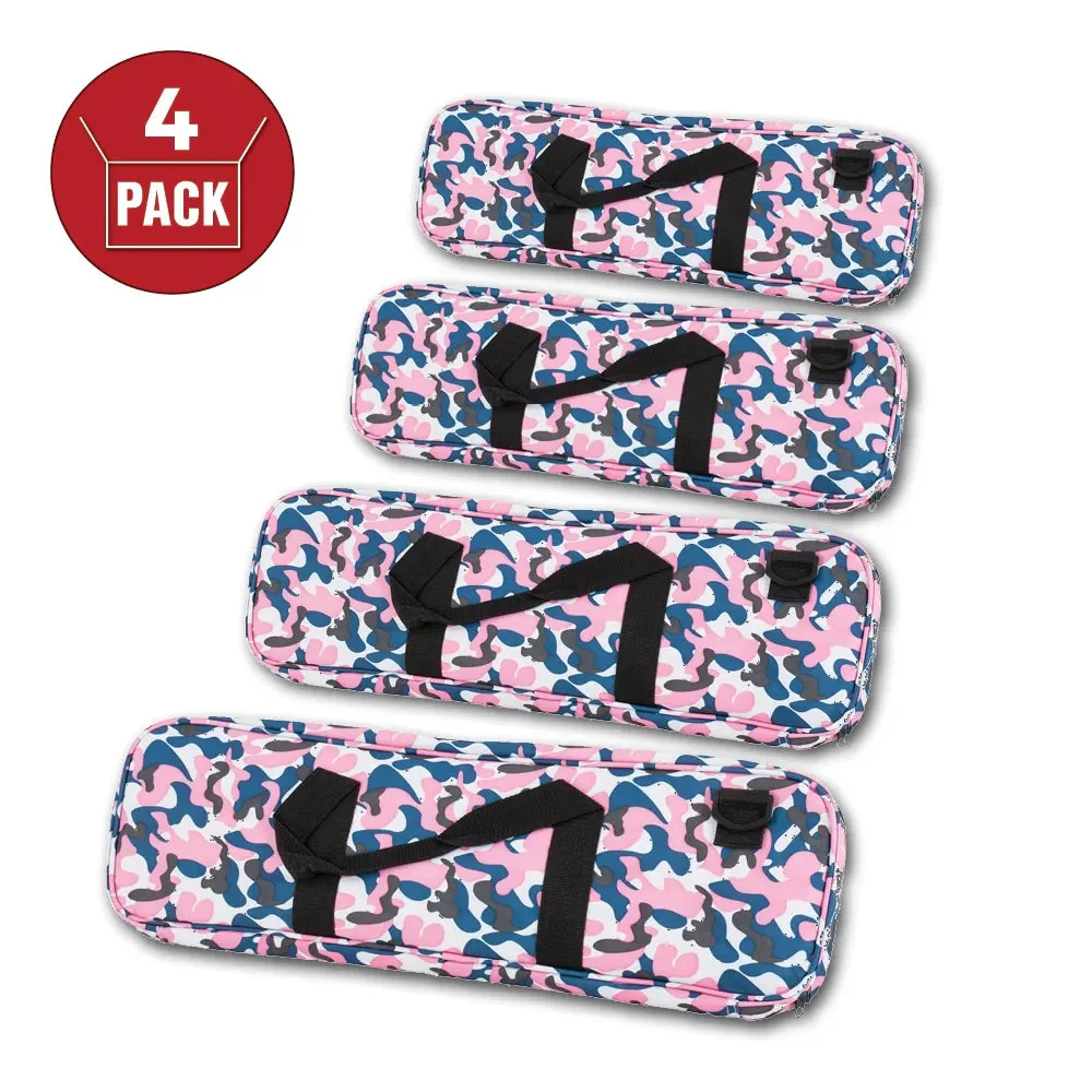 US Chess Federation's Deluxe Chess Bag - Pink Camouflage (4 Pack)