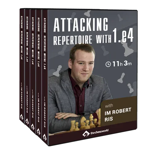 E-DVD Attacking Repertoire with 1.e4 by IM Robert Ris