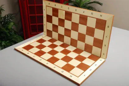 FOLDING TOURNAMENT Chess Board - MAPLE *FOLDING* - 2.25" - NO NOTATION - NO LOGO