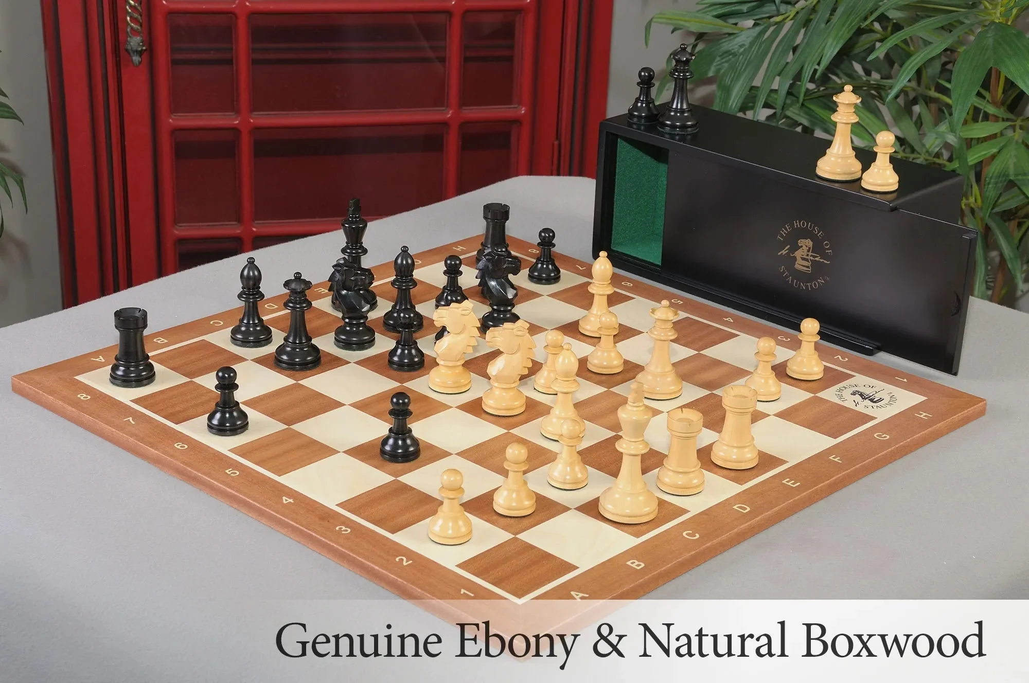 Genuine Ebony and Natural Boxwood