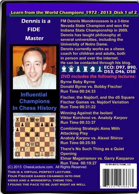 Learn from the World Champions - Chess Lecture - 2 DVDs - Volume 60 - Image 3