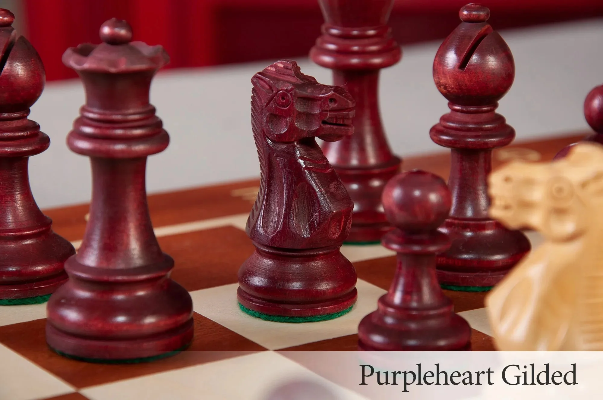 Purpleheart Gilded and Natural Boxwood
