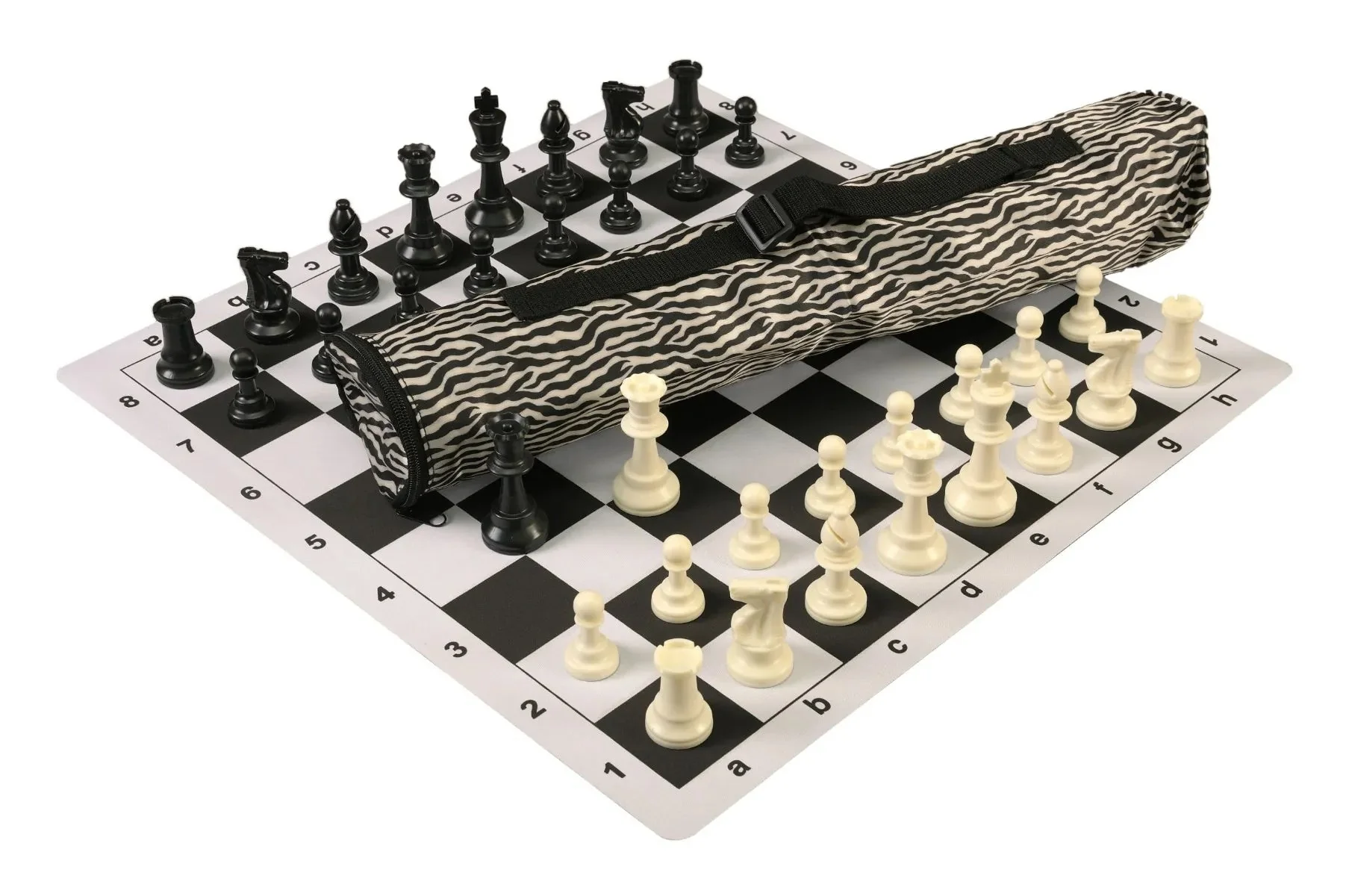 Quiver Chess Set Combination and Triple Weighted Regulation Pieces | Thin Mousepad Chess Board | Quiver Bag - Image 21