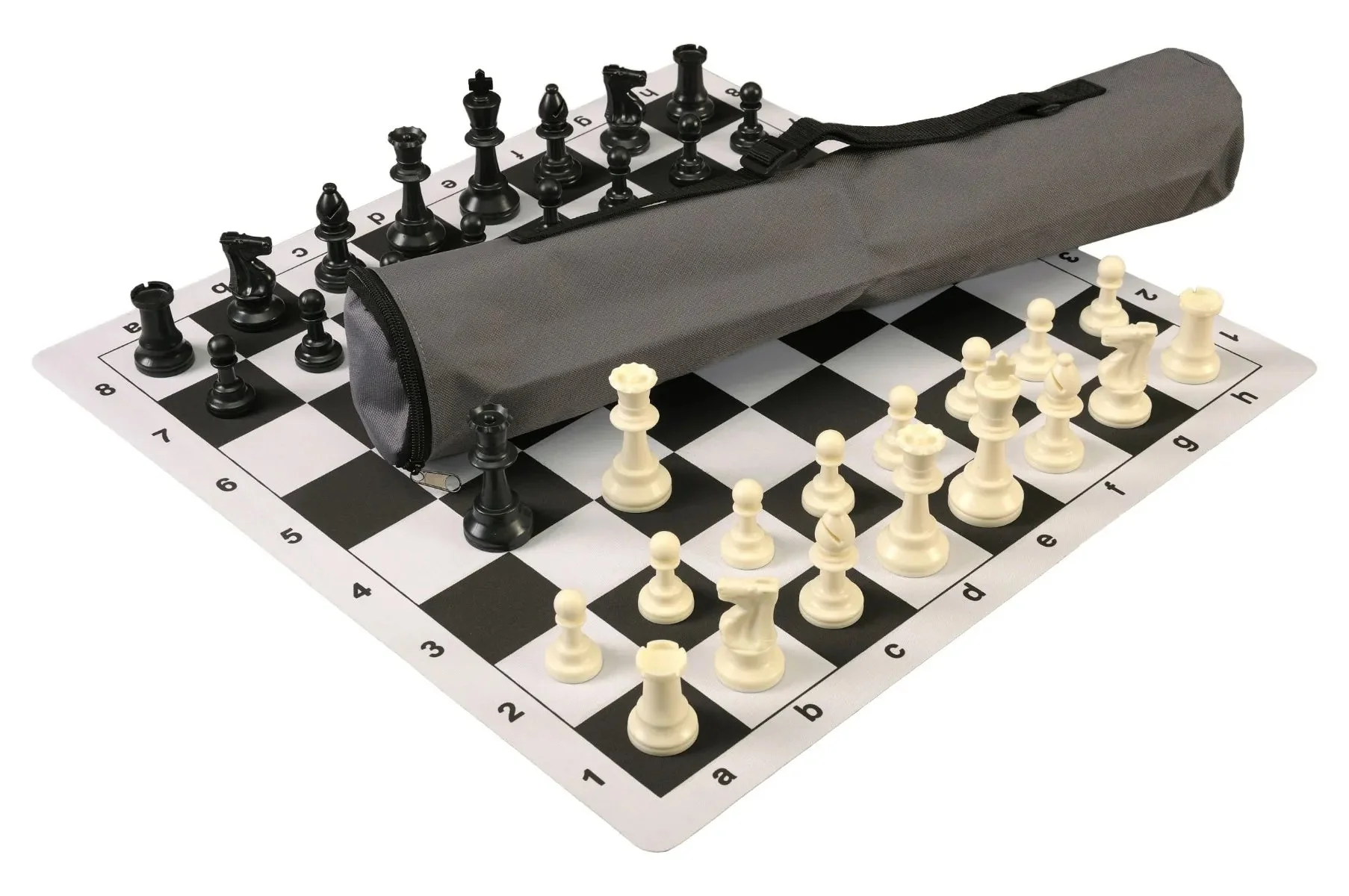 Quiver Chess Set Combination and Triple Weighted Regulation Pieces | Thin Mousepad Chess Board | Quiver Bag - Image 25
