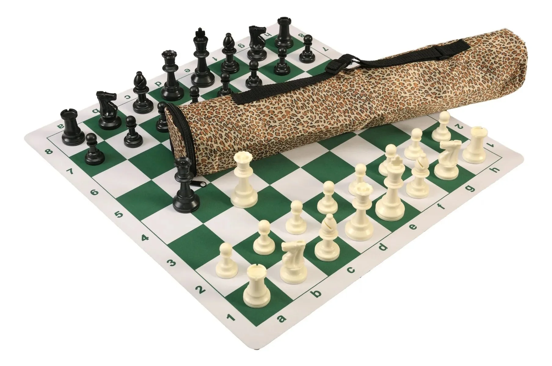 Quiver Chess Set Combination and Triple Weighted Regulation Pieces | Thin Mousepad Chess Board | Quiver Bag - Image 28