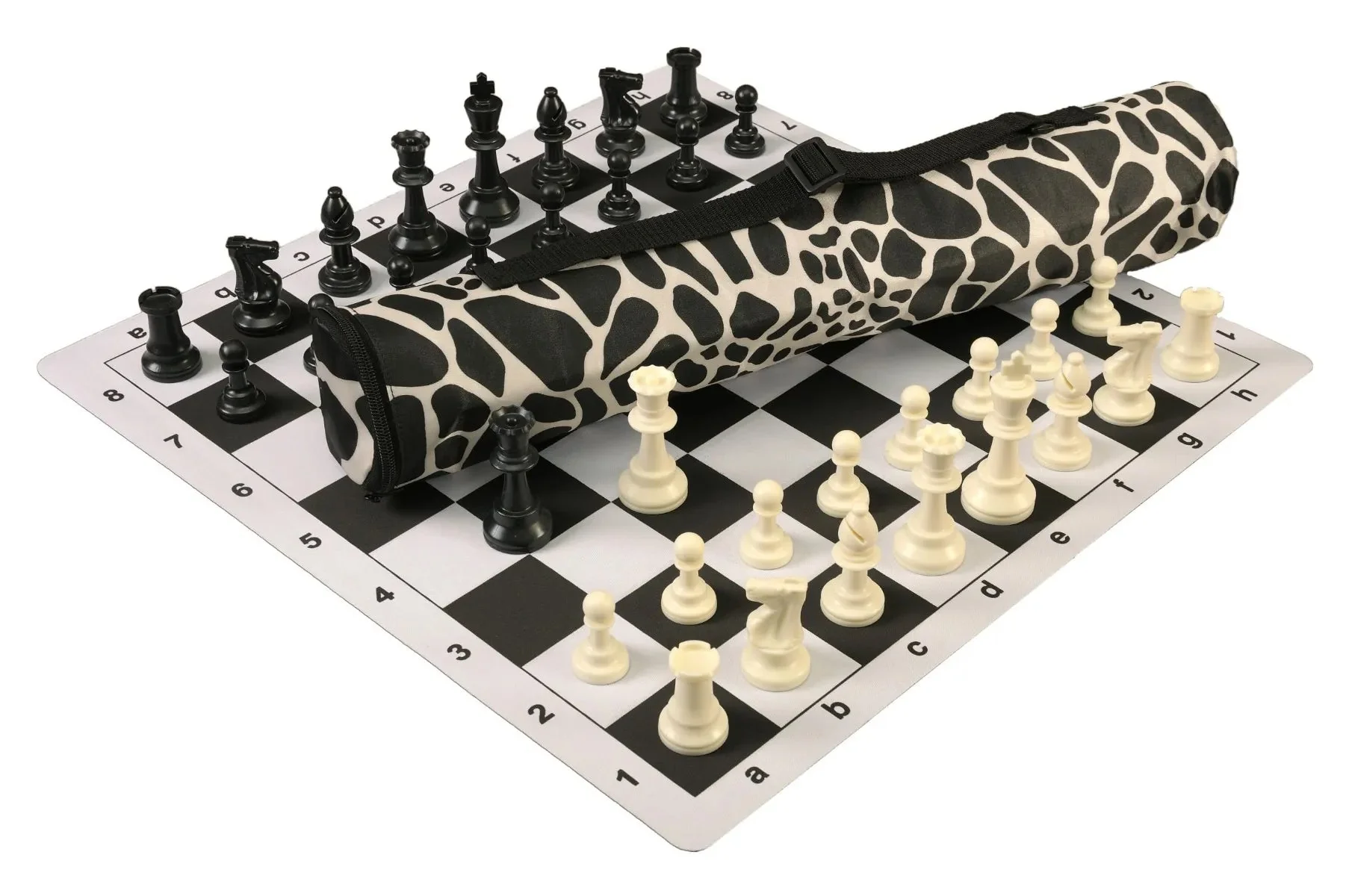 Quiver Chess Set Combination and Triple Weighted Regulation Pieces | Thin Mousepad Chess Board | Quiver Bag - Image 29