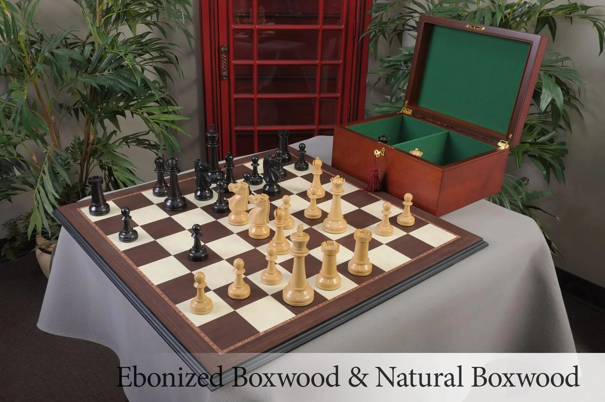 The 6" Fischer-Spassky Series Chess Set, Box, & Board Combination - Image 15