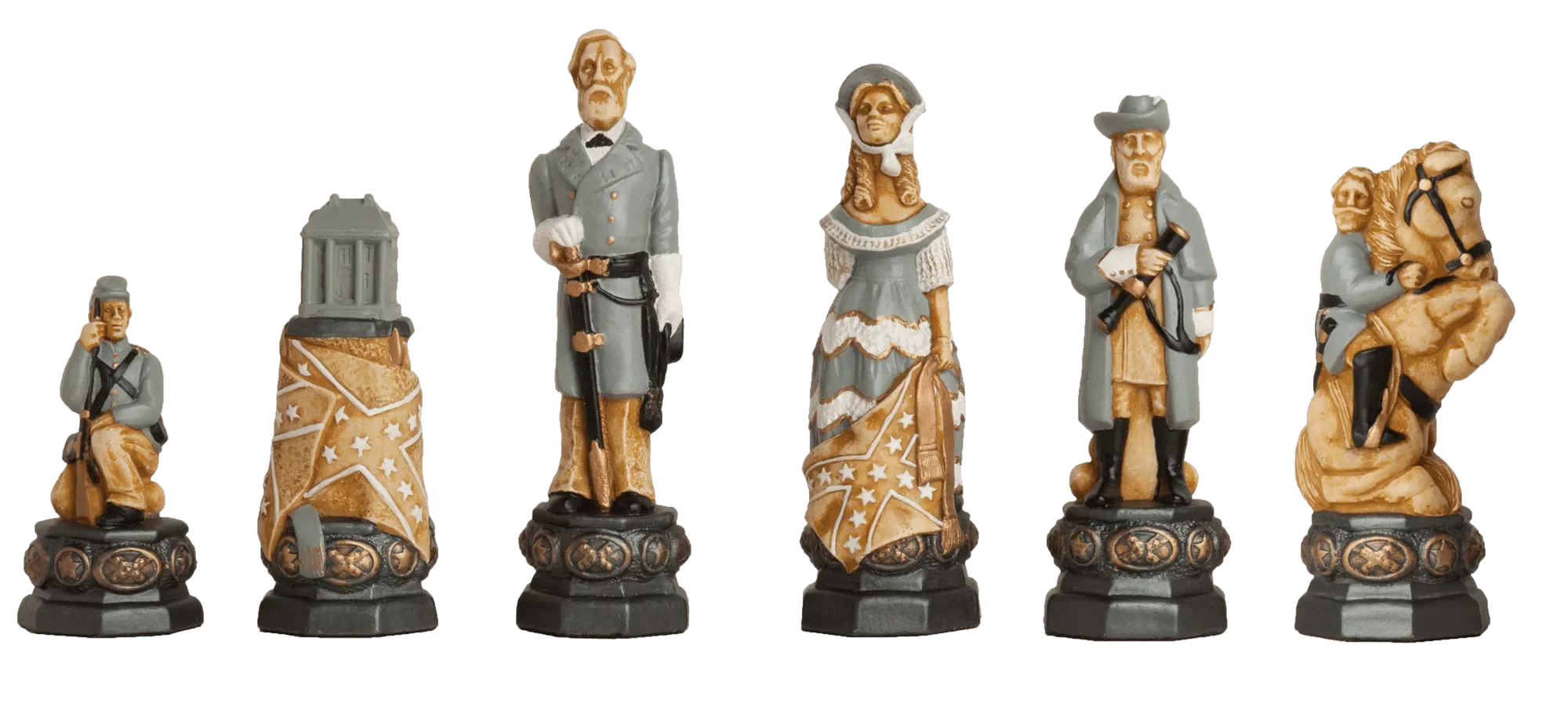 Hand Painted Chess Pieces