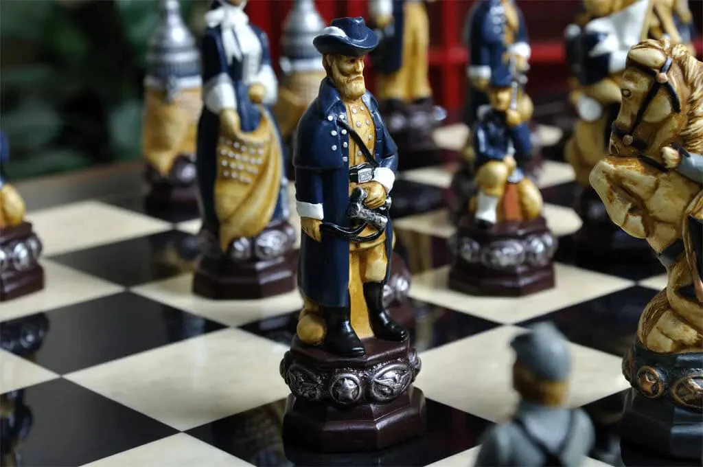 Hand Painted Chess Pieces - Image 12