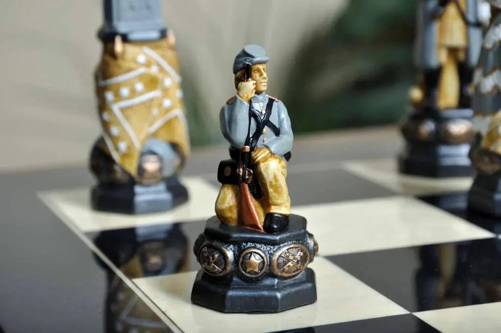 Hand Painted Chess Pieces - Image 14