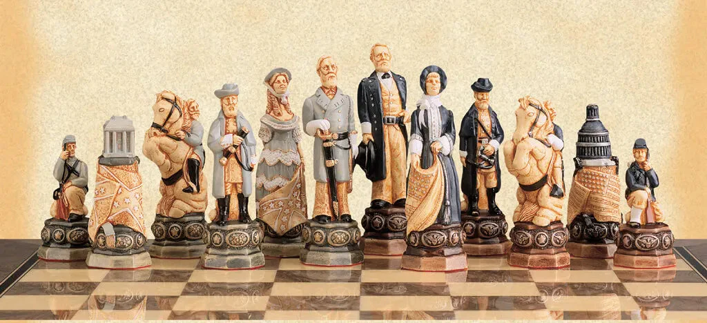 Hand Painted Chess Pieces - Image 17