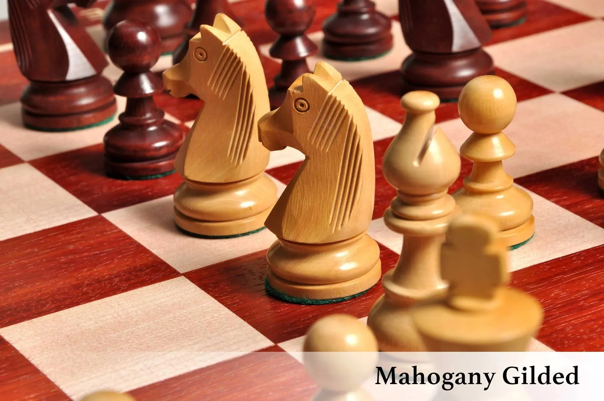 The Championship Series Gilded Chess Pieces - 3.75" King - Image 15