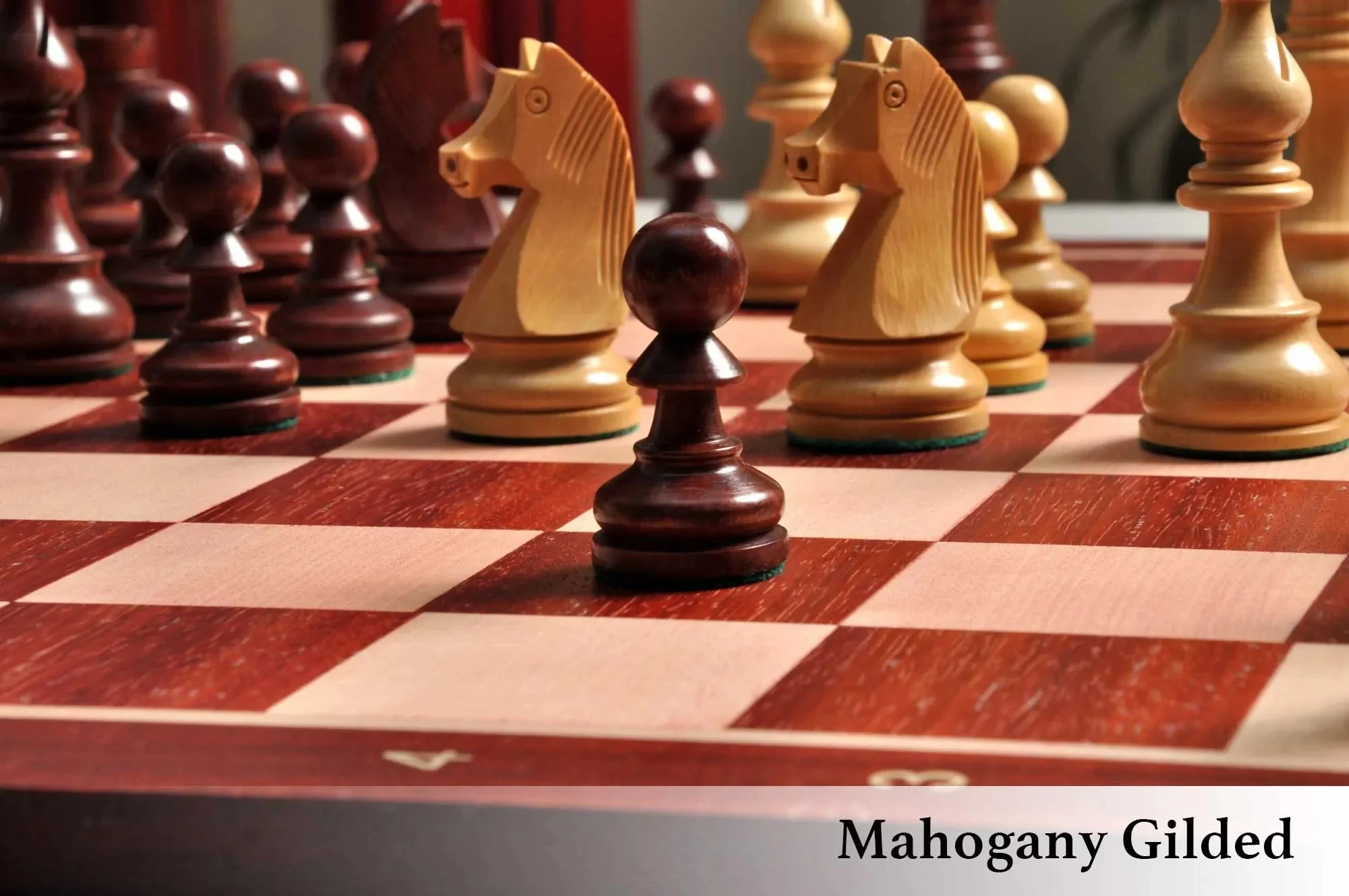 The Championship Series Gilded Chess Pieces - 3.75" King - Image 17