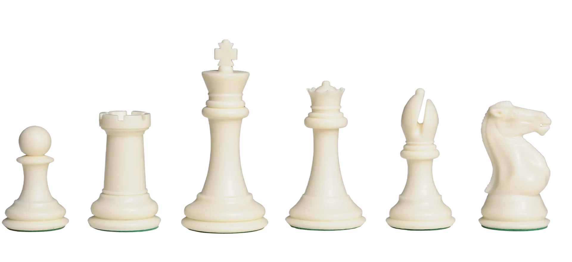 The Fischer Series Plastic Chess Pieces - 4.0" King - Image 2