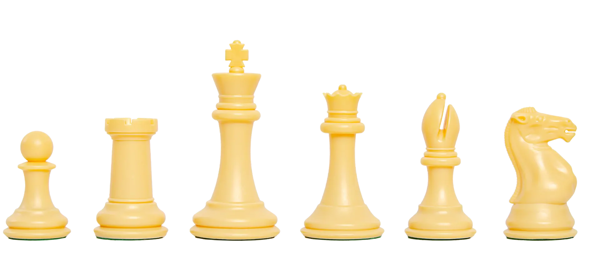 The Fischer Series Plastic Chess Pieces - 4.0" King - Image 4