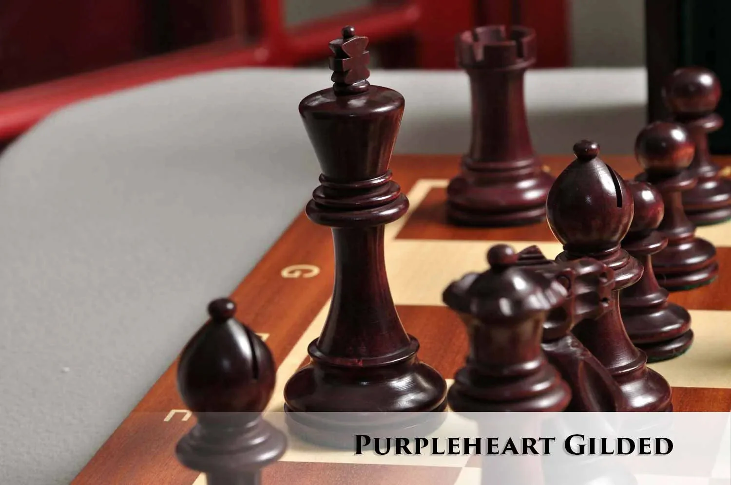 Purpleheart Gilded and Natural Boxwood
