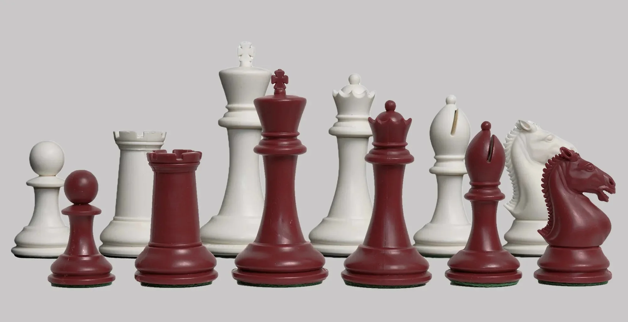 The Hastings Series Plastic Chess Pieces - 3.875" King - Image 7