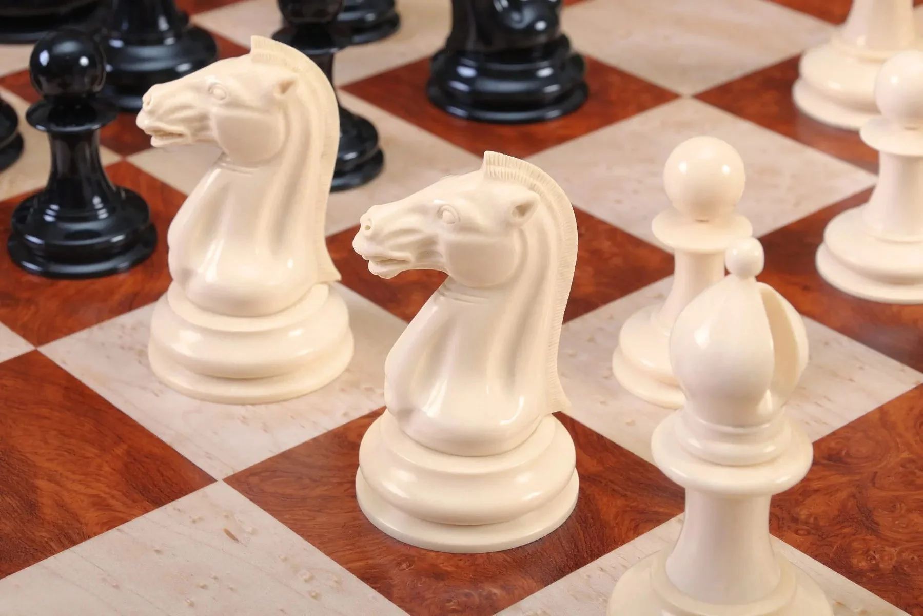 PRE-ORDER - The Mammoth Ivory Selene Collector Series Luxury Chess Pieces - 4.4" King - Image 6