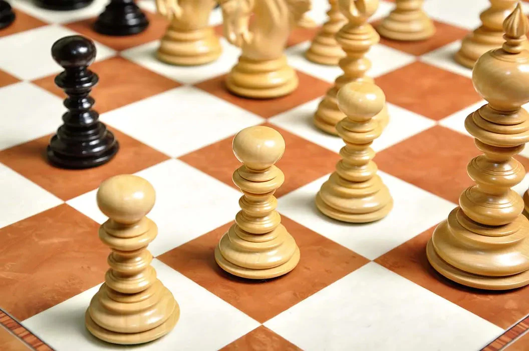 The Savano Series Luxury Wood Chess Set, Box, & Board Combination - Image 6