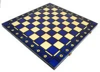 The Wholesale Chess Lublin European Chess Set - Blue - Image 2