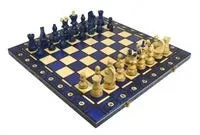 The Wholesale Chess Lublin European Chess Set - Blue - Image 4