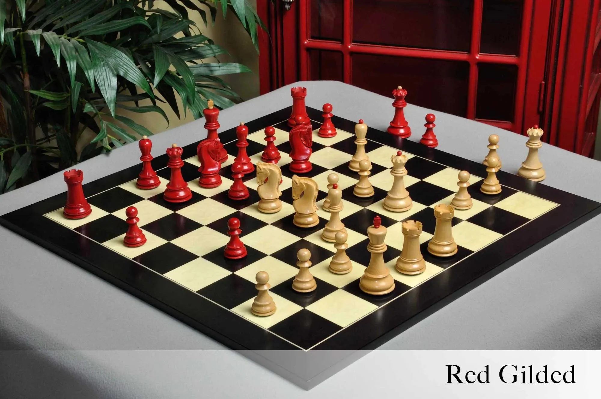 The Zagreb '59 Series Gilded Chess Pieces - 3.875" King - Image 10