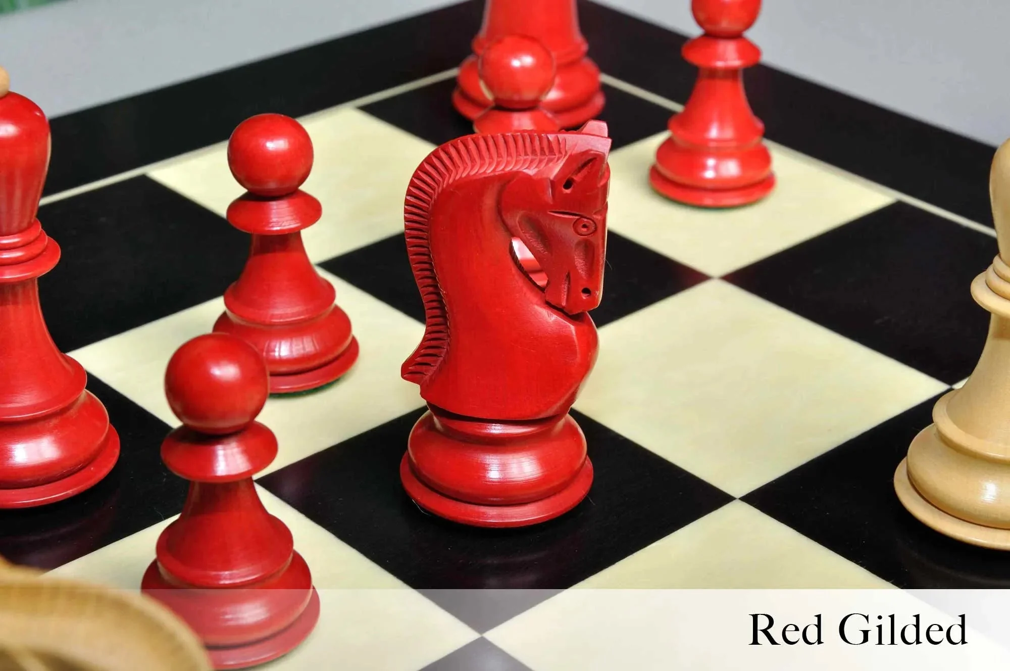 The Zagreb '59 Series Gilded Chess Pieces - 3.875" King - Image 11