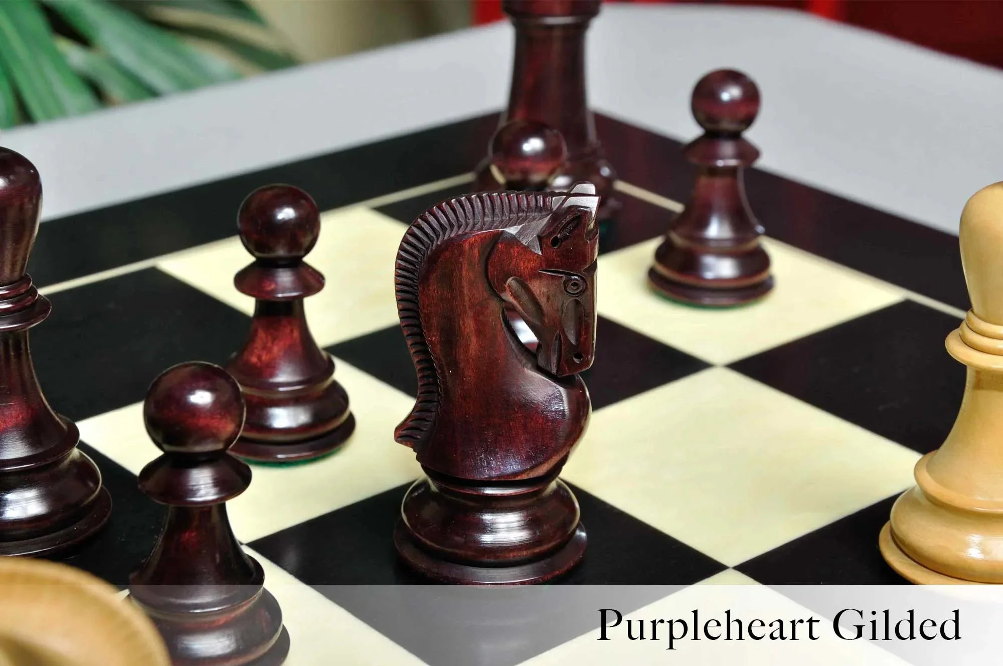 The Zagreb '59 Series Gilded Chess Pieces - 3.875" King - Image 12