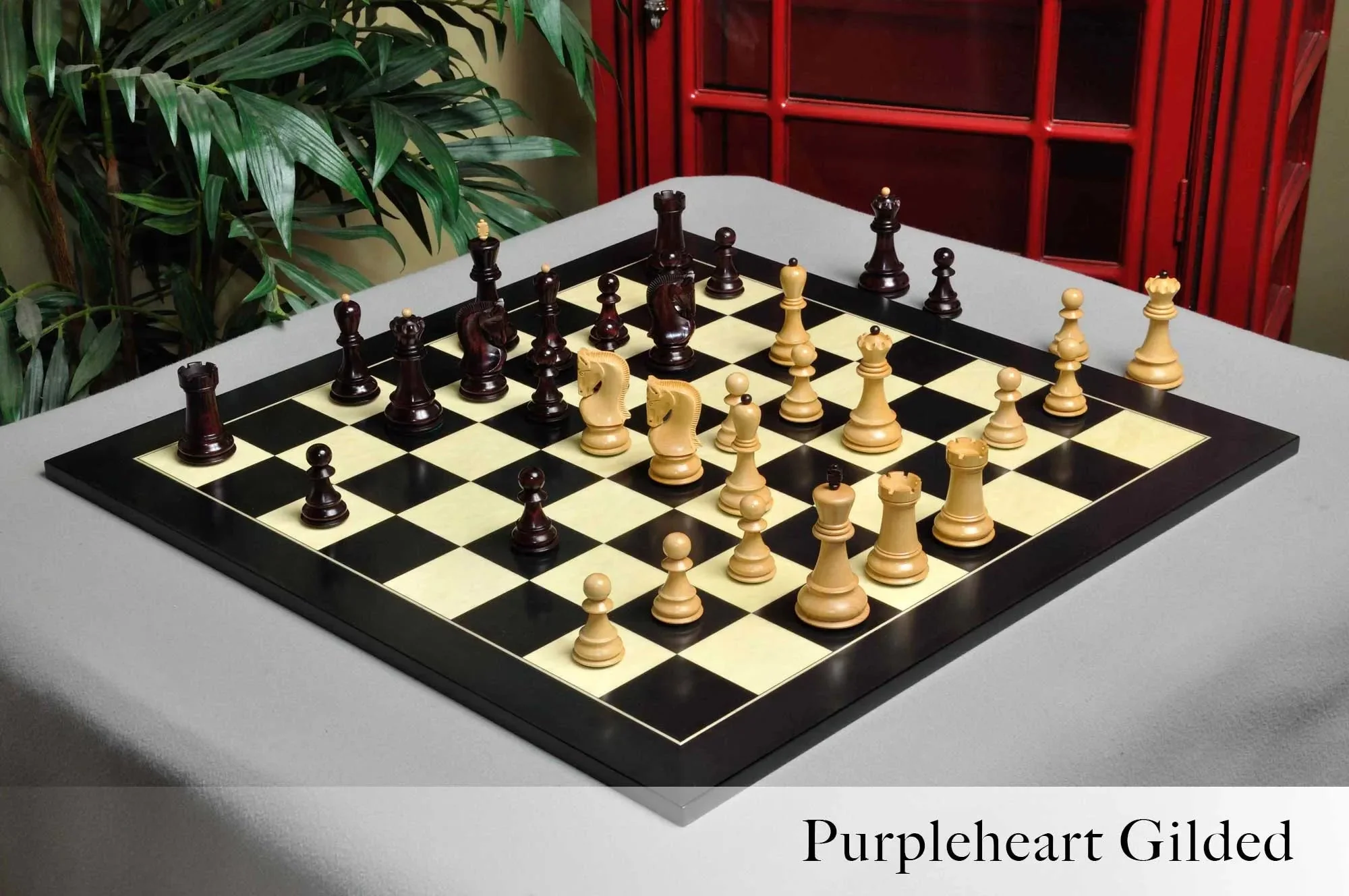The Zagreb '59 Series Gilded Chess Pieces - 3.875" King - Image 16