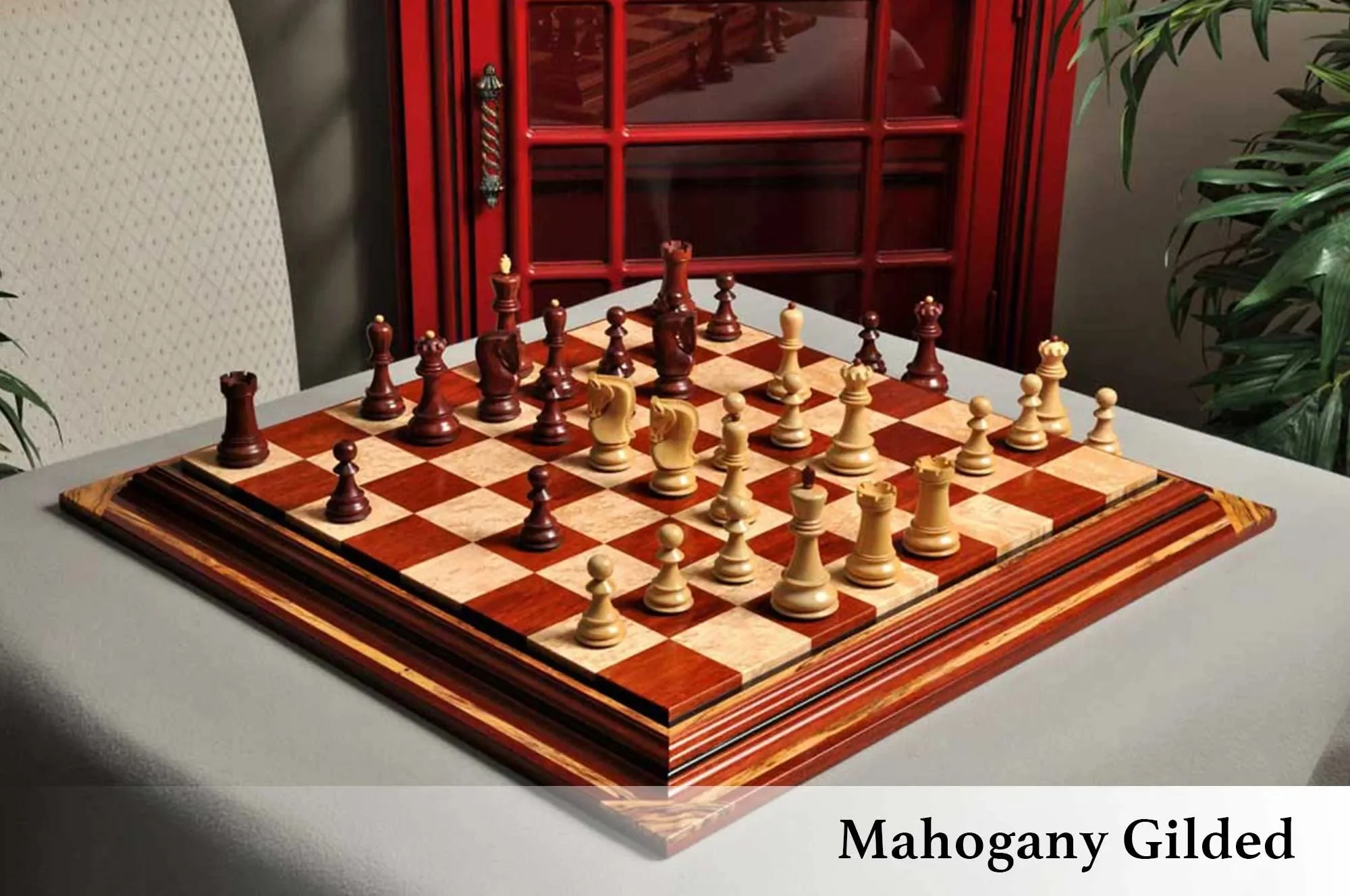 The Zagreb '59 Series Gilded Chess Pieces - 3.875" King - Image 20