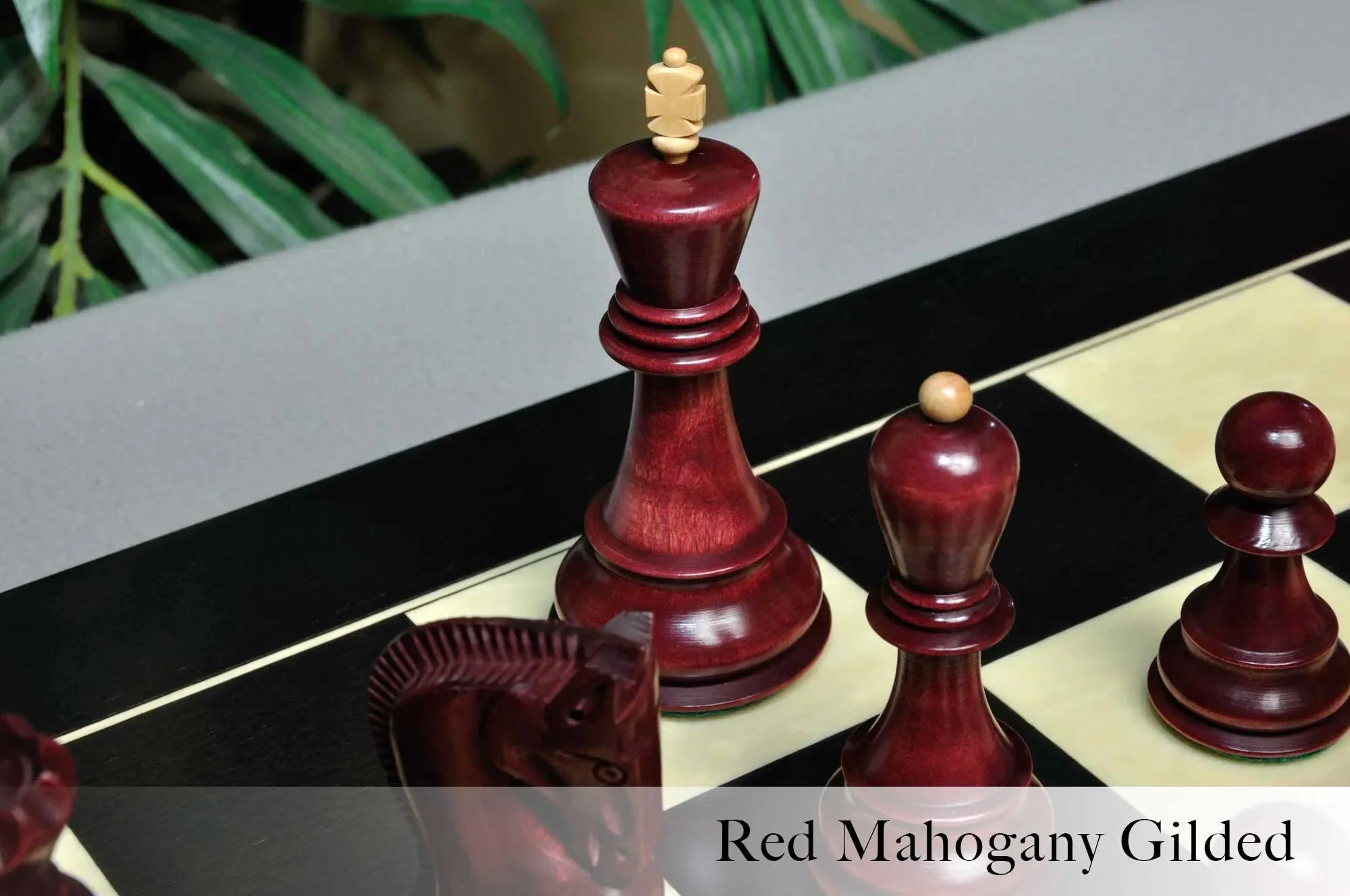 The Zagreb '59 Series Gilded Chess Pieces - 3.875" King - Image 6