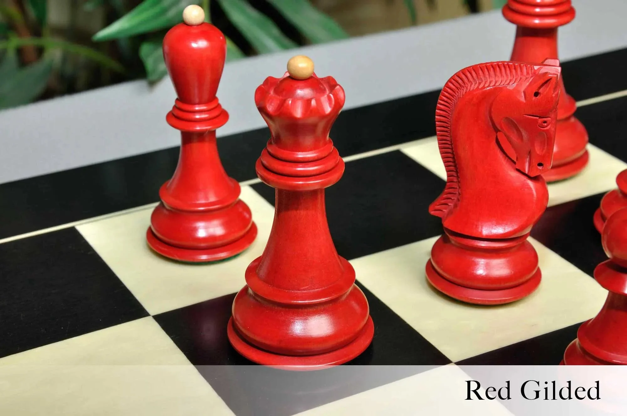 The Zagreb '59 Series Gilded Chess Pieces - 3.875" King - Image 8