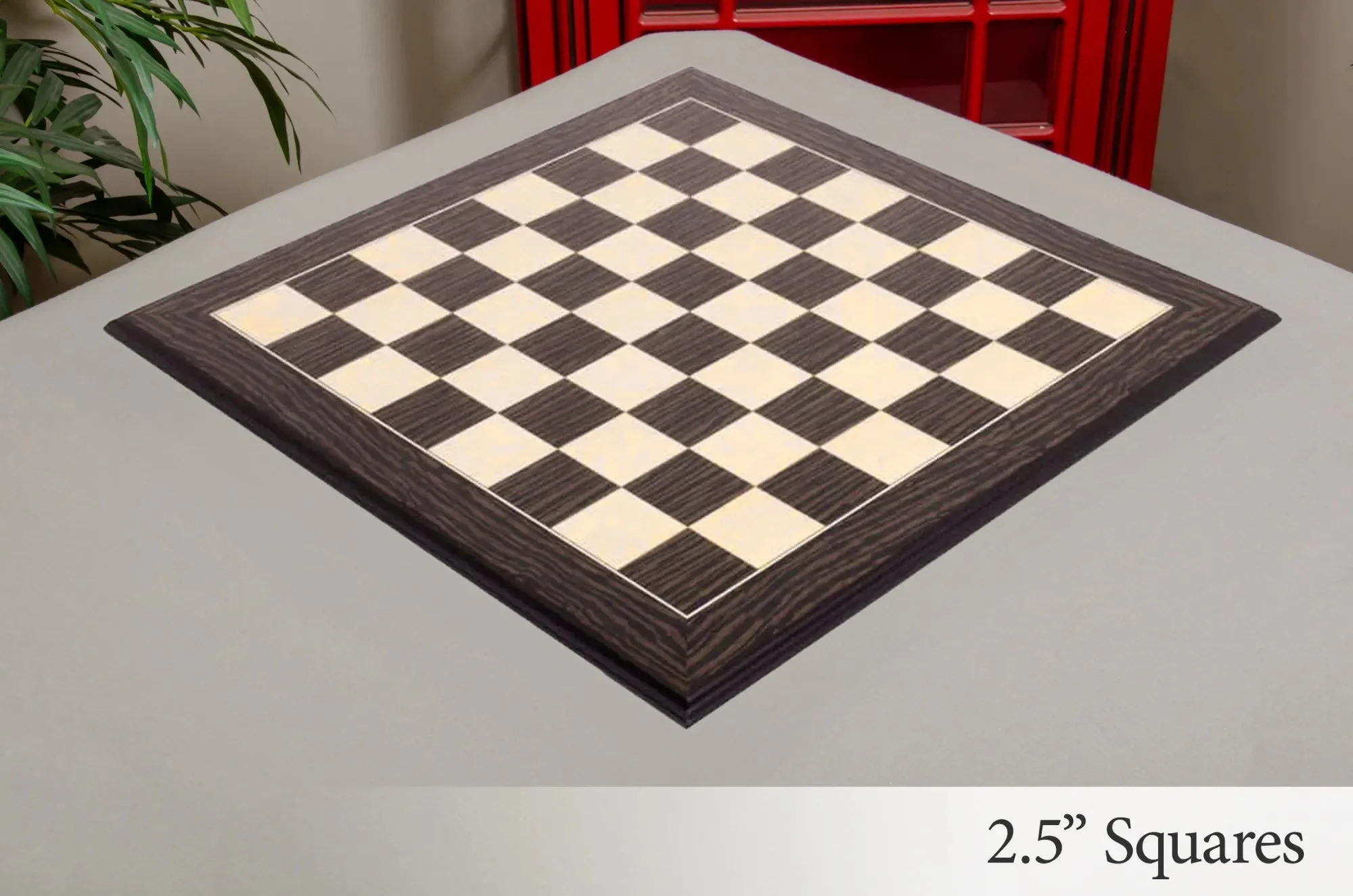 Tiger Ebony and Maple Standard Traditional Chess Board - Image 5