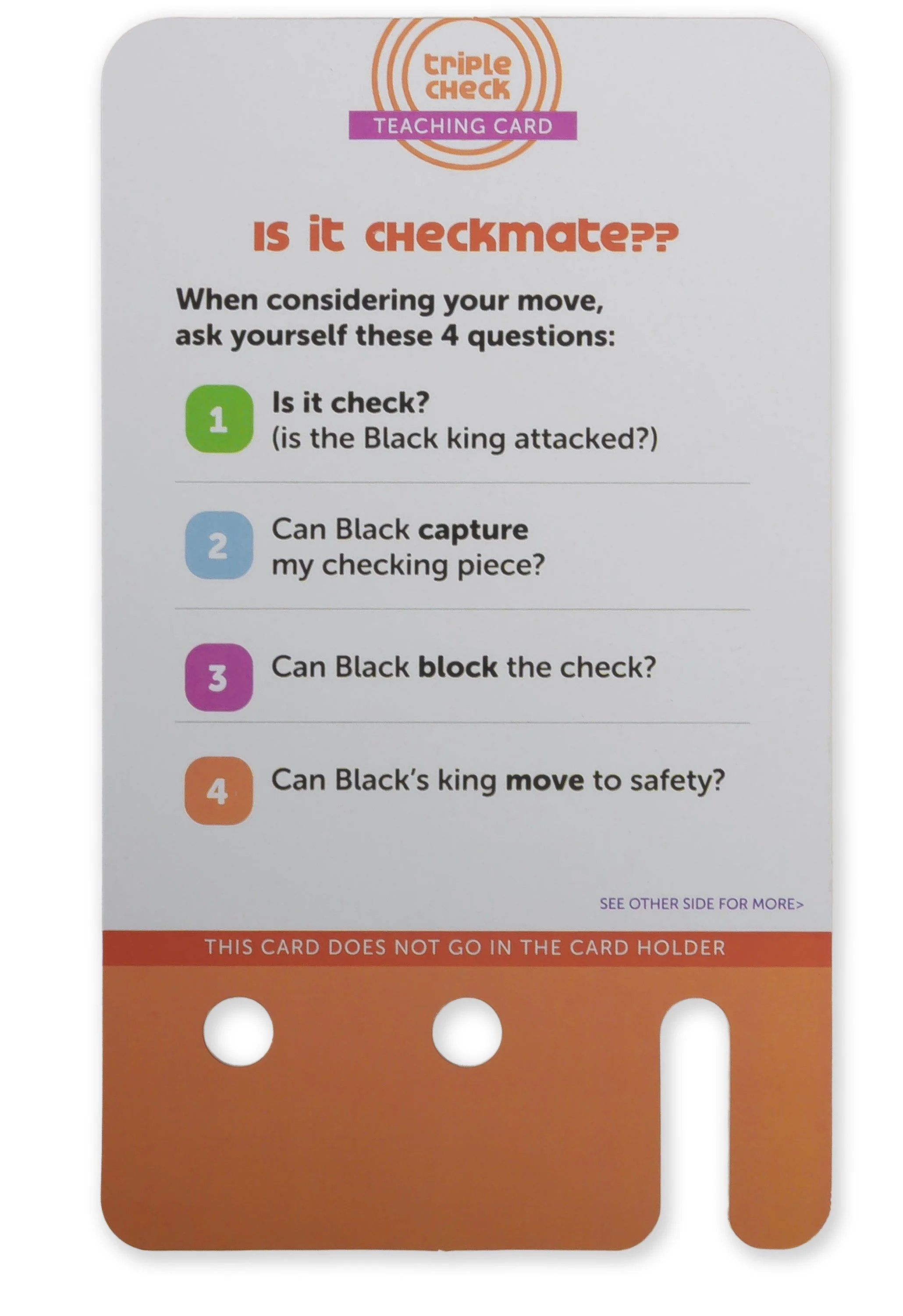 Triple Check Elementary Checkmates Deck (Cards Only) - Image 3